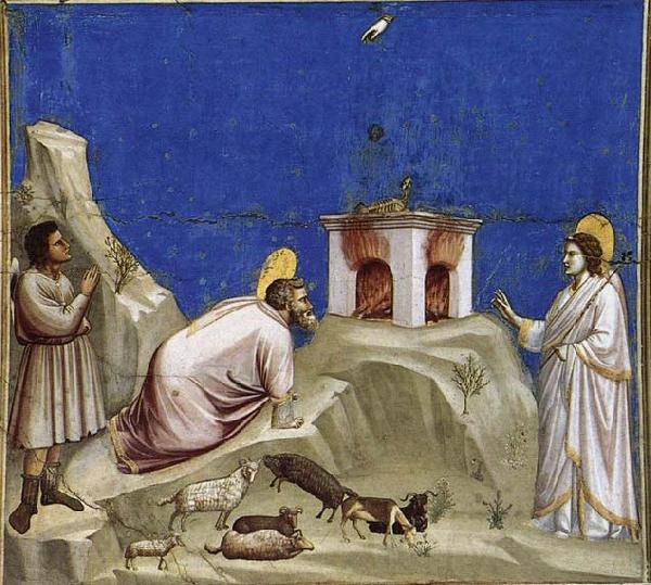 GIOTTO di Bondone Joachim's Sacrificial Offering